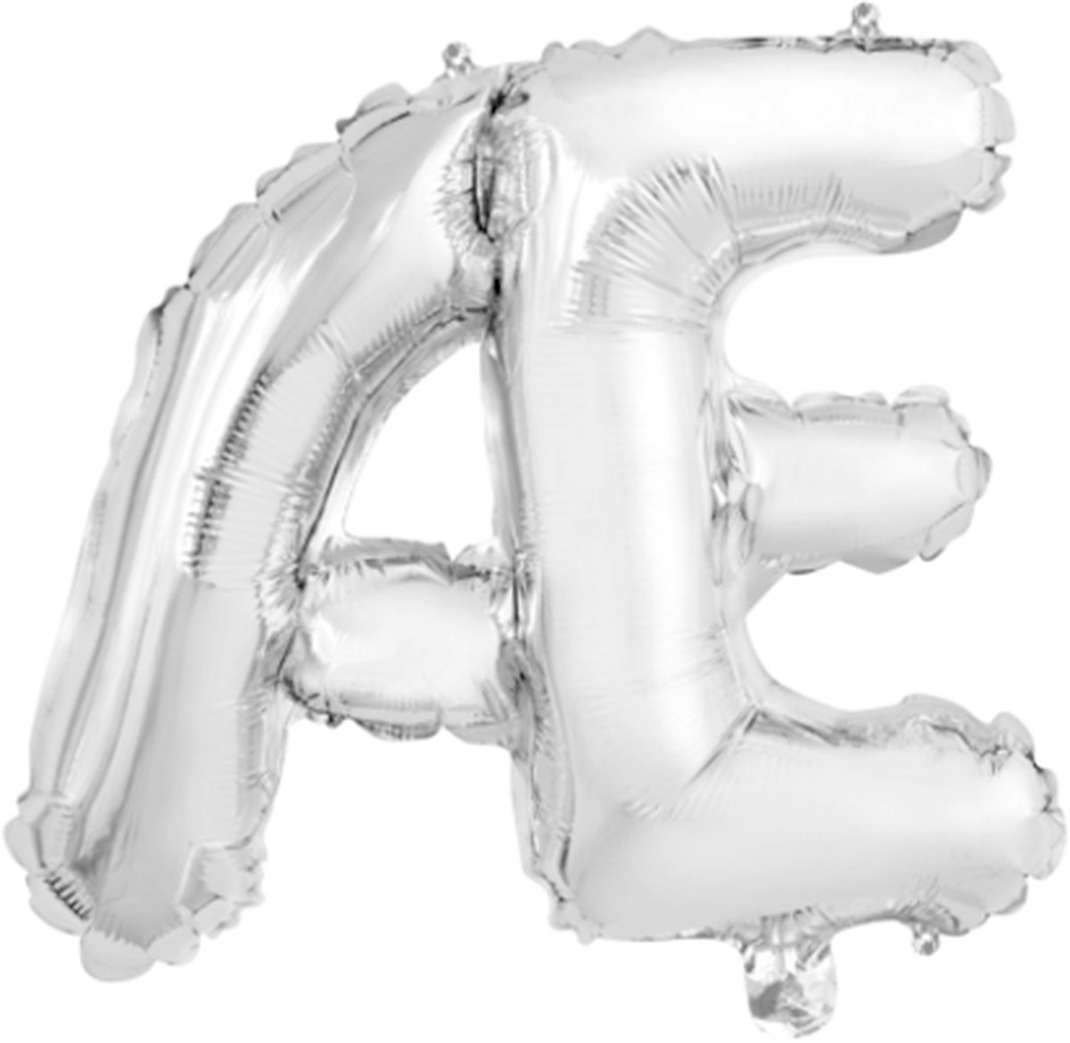 Folie Ballon Letter 16″ Æ - Zilver | 41 cm